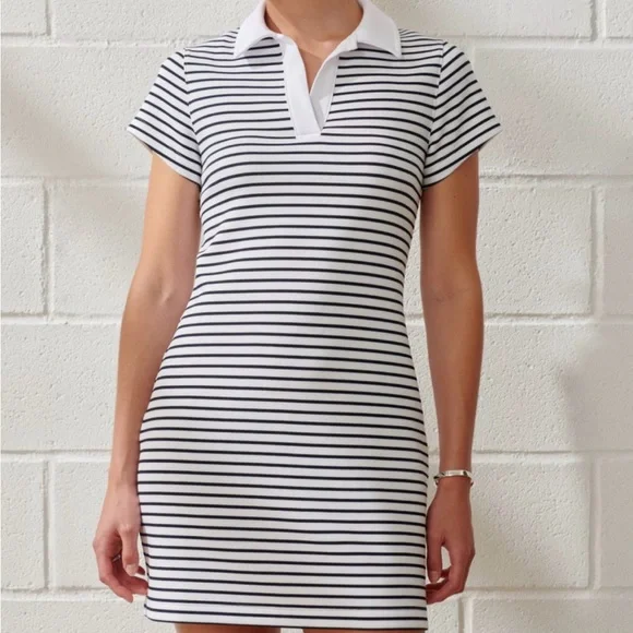COPY - NWT-A&F YPB neoKNIT Unlined Polo Mini Dress - Picture 3 of 4